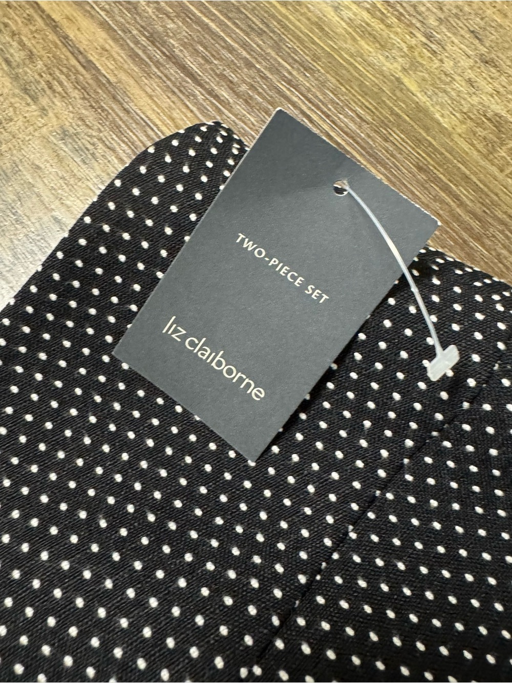Classic Black Pindot Pencil Skirt Suit- Women's Professional - Picture 9 of 16
